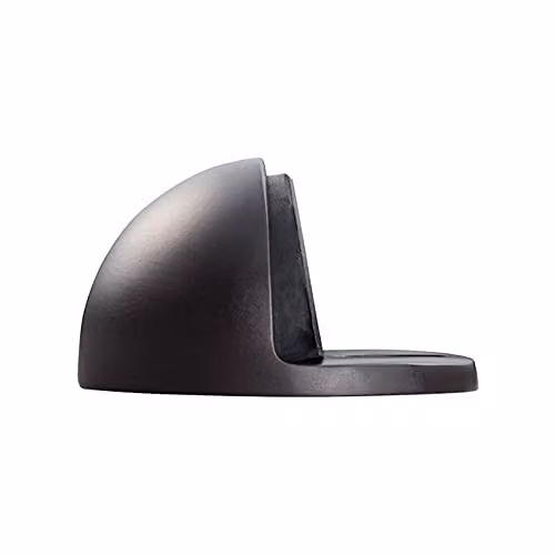 Loops 2 Pack Floor-Mounted Oval Doorstop in Matt Bronze – 2