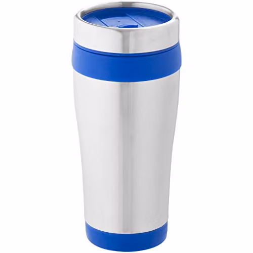 Bullet Elwood Insulated Stainless Steel Tumbler, 470 ml, Silver/Blue