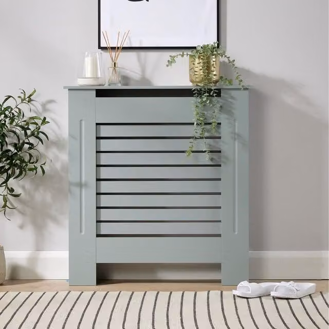 Home Source York Extra Small Radiator Cover in Matt Grey