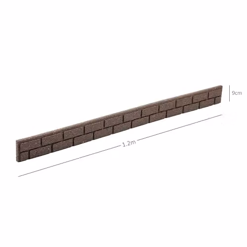 Nicoman Ultra Curve EZ Brick Effect Garden Edging, Brown, Pack of 16 – 2