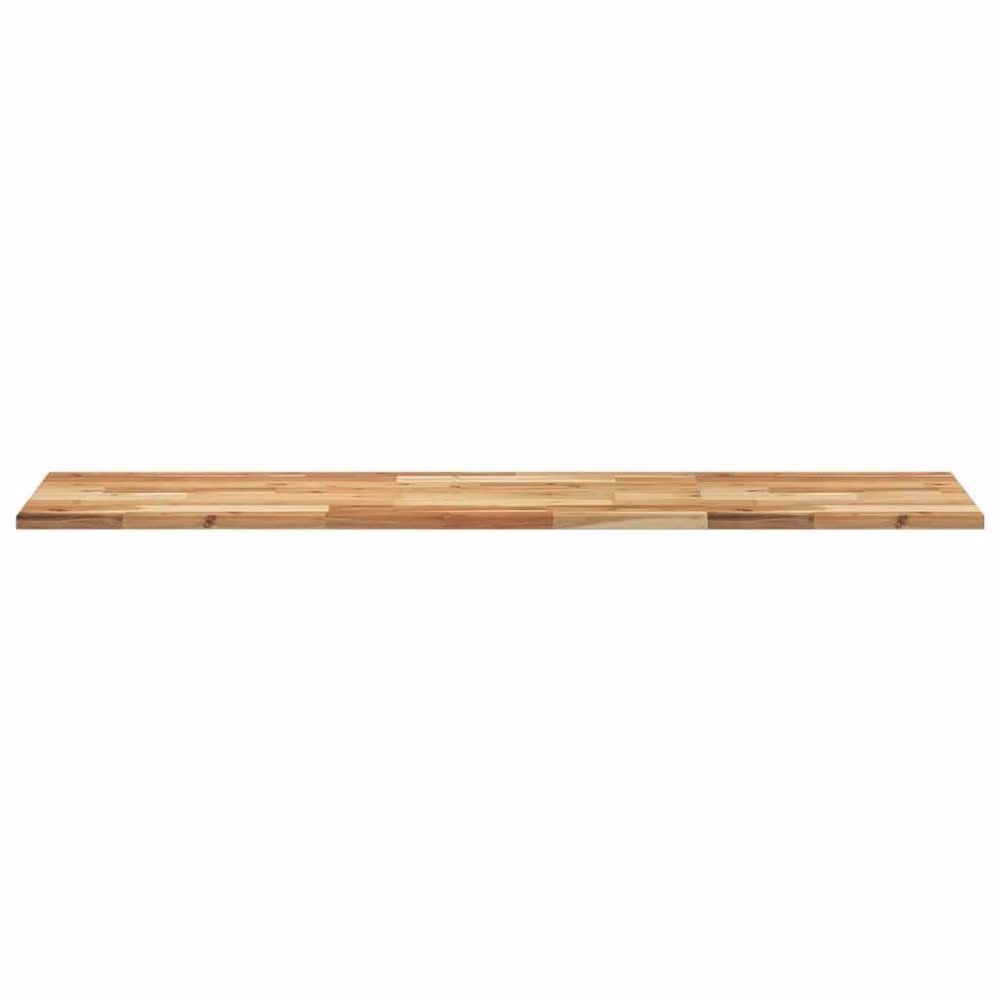 Berkfield Home Rectangular Solid Wood Acacia Table Top, Brown, W: 140 cm, D: 40 cm, H: 2 cm – 2