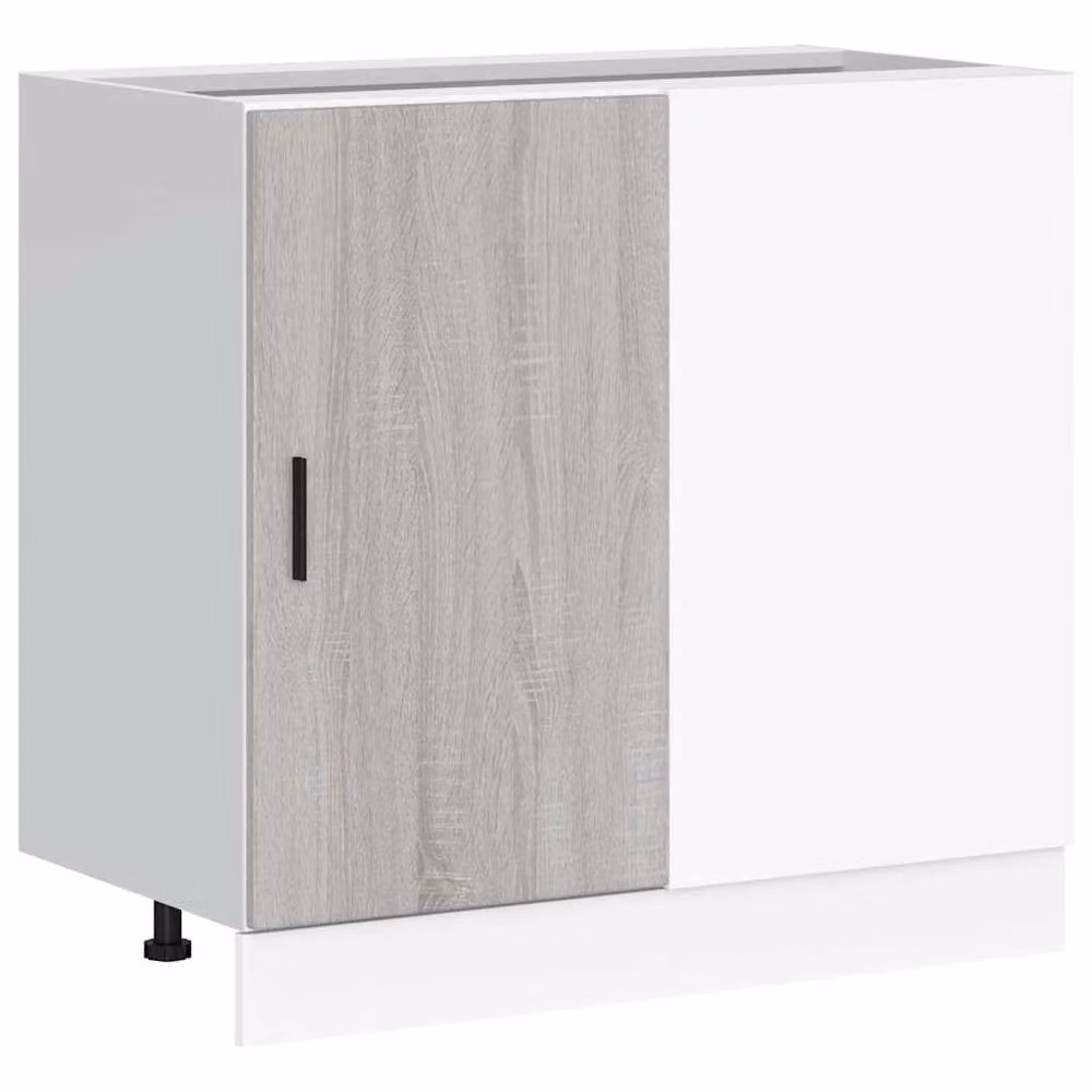 Berkfield Home Grey Sonoma Matt Engineered Wood Kitchen Sink Unit