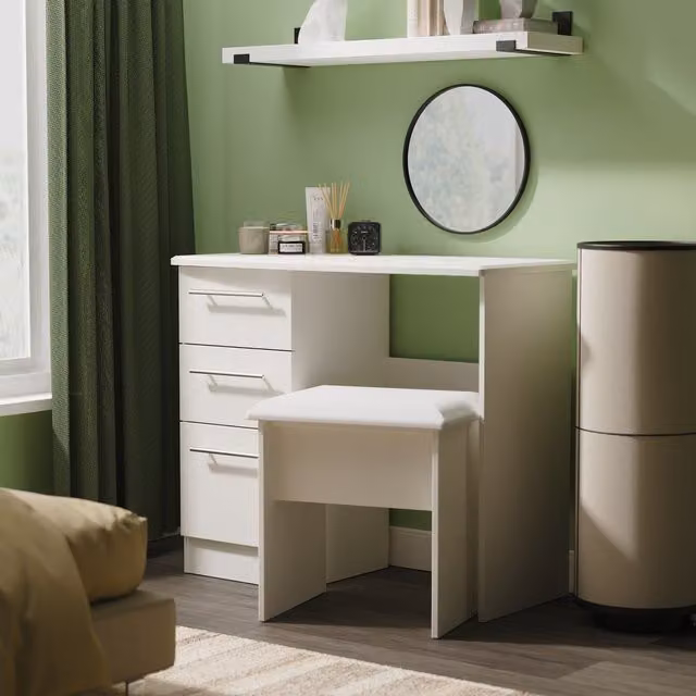 Sherwood Ready Assembled Modern Vanity in Grey Matt