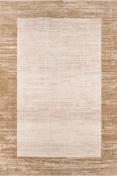 Kukoon Beige Abstract Vintage Rectangular Rug, W: 80 cm, D: 150 cm – 1