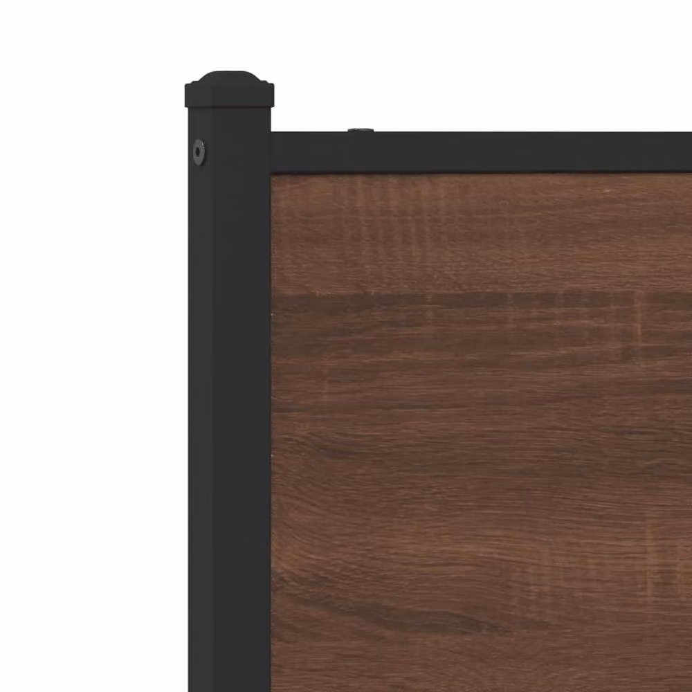 Berkfield Home Classic Headboard in Brown Oak, Width: 160 cm – 4