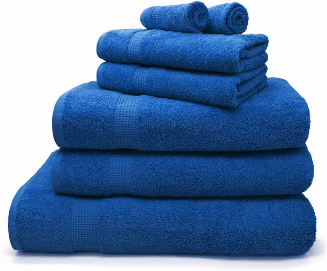 Velosso Luxury 100% Egyptian Cotton Bath Sheet in Blue, 550gsm – 1
