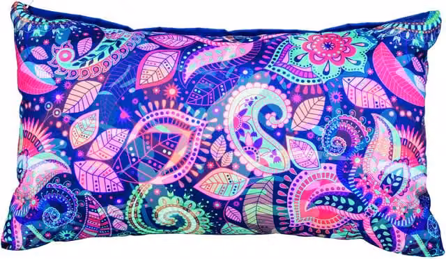 Gardenista Delhi Outdoor Scatter Cushion, Floral Ethnic Print, Beige and Multicolour, W/D/H: 30 x 30 x 30 cm