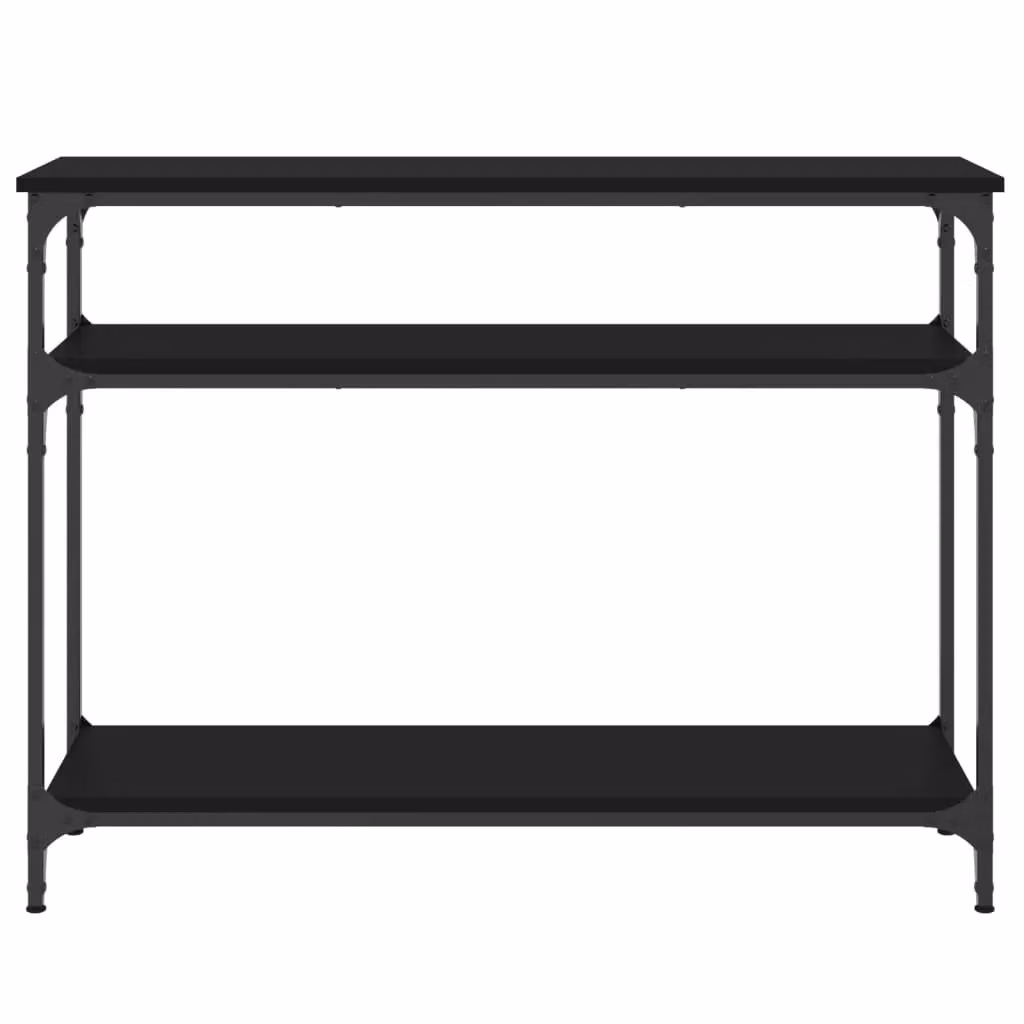 Berkfield Home Black Console Table, W/D/H: 100 x 29 x 75 cm – 4