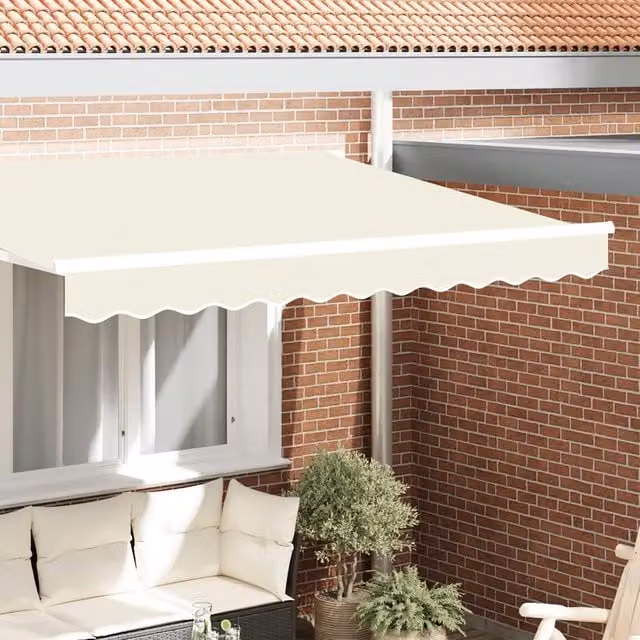 Berkfield Home Awning Valance in Beige, W: 230 cm, H: 20 cm