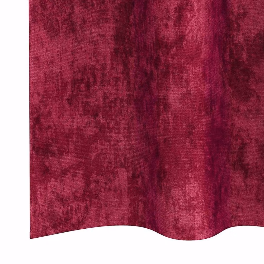Berkfield Home Velvet Eyelet Curtains, 2 Pack, Red, H 175 x W 140 cm – 6