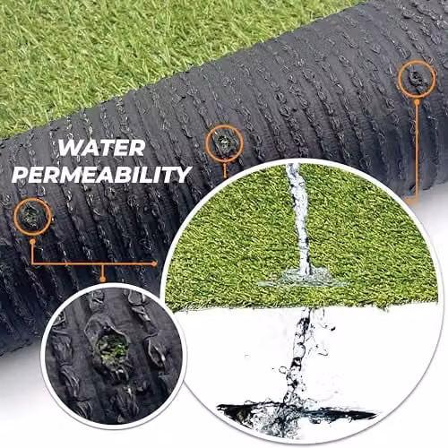 Walplus Green Artificial Grass Table Runner, W/D: 200 x 33 cm – 5