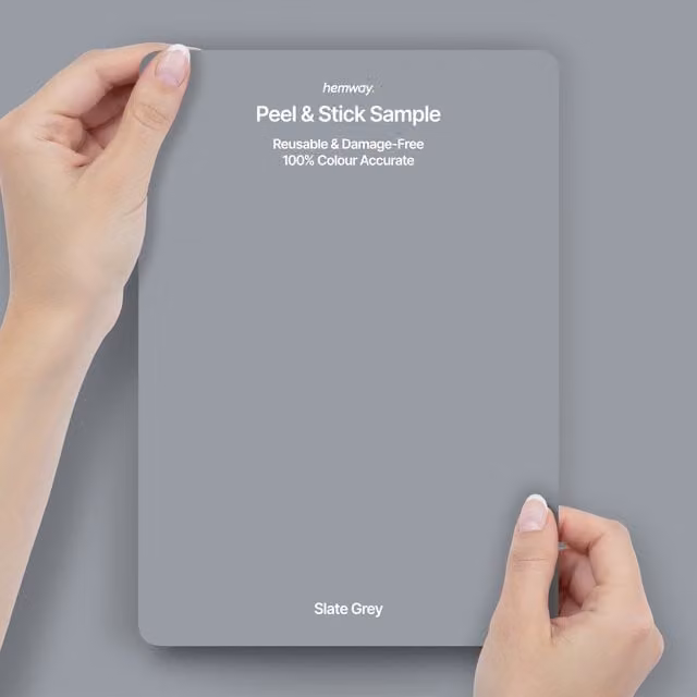 Hemway Interior Paint Sample Swatch in Slate Grey