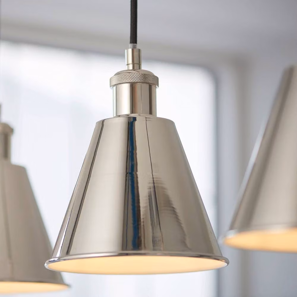 Netlighting Hal Ceiling Spotlight Bar in Silver with 3x E27 Sockets – 3