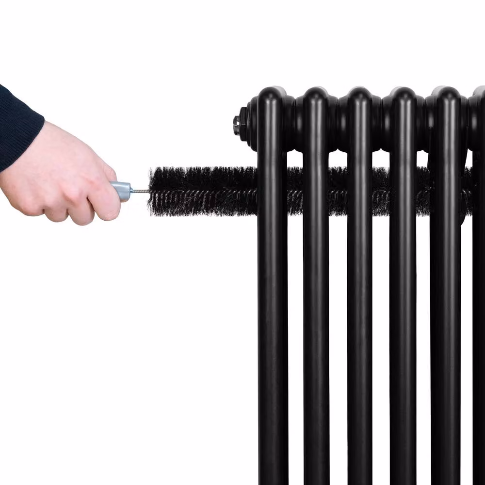 Monstershop Traditional 4 Column Steel Radiator, Black, W/H: 60.0 x 119.0 cm – 6