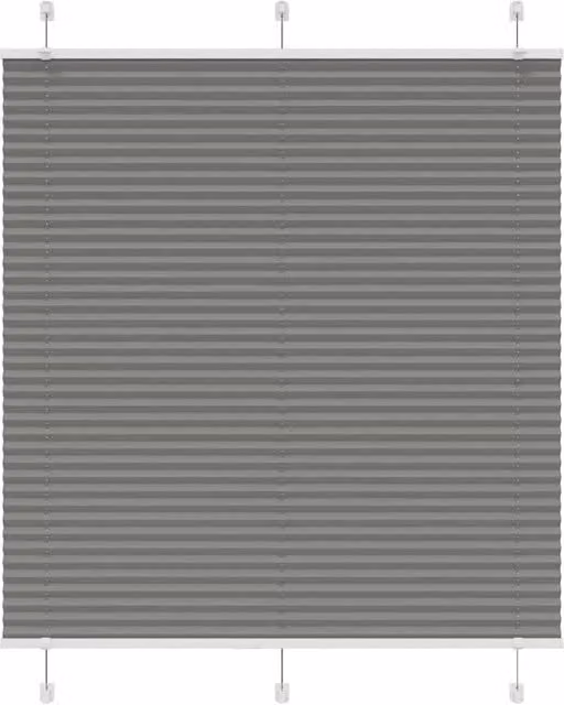 Berkfield Home Single Pleat Corded Blind in Anthracite Grey, W: 120 cm, H: 100 cm – 1