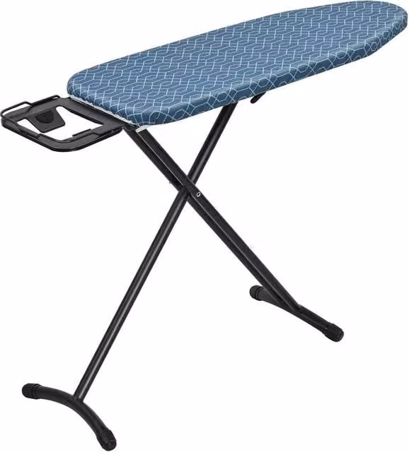 Kelvenix Lightweight Foldable and Height Adjustable Ironing Board in Blue