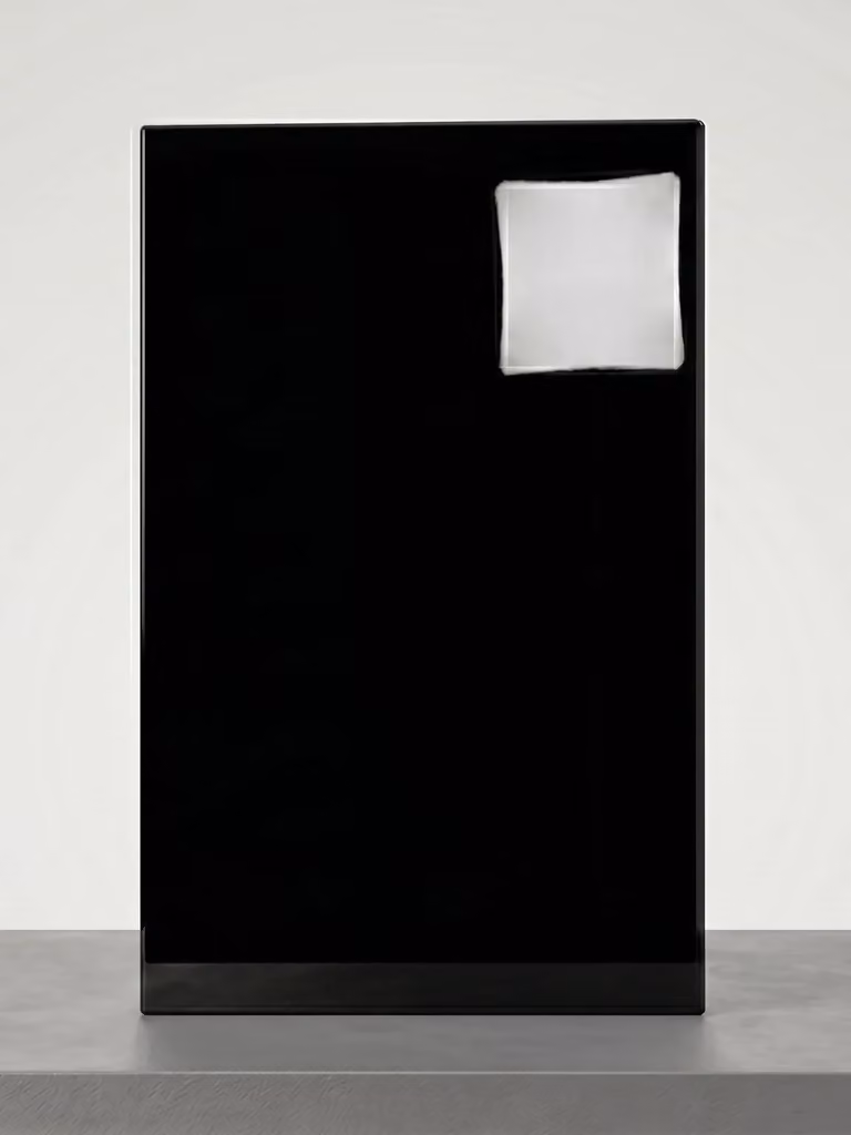 Cheap Furniture Warehouse Gloss Black MDF Kitchen Cabinet Replacement Doors, Width: 50 cm, 18 mm Thickness