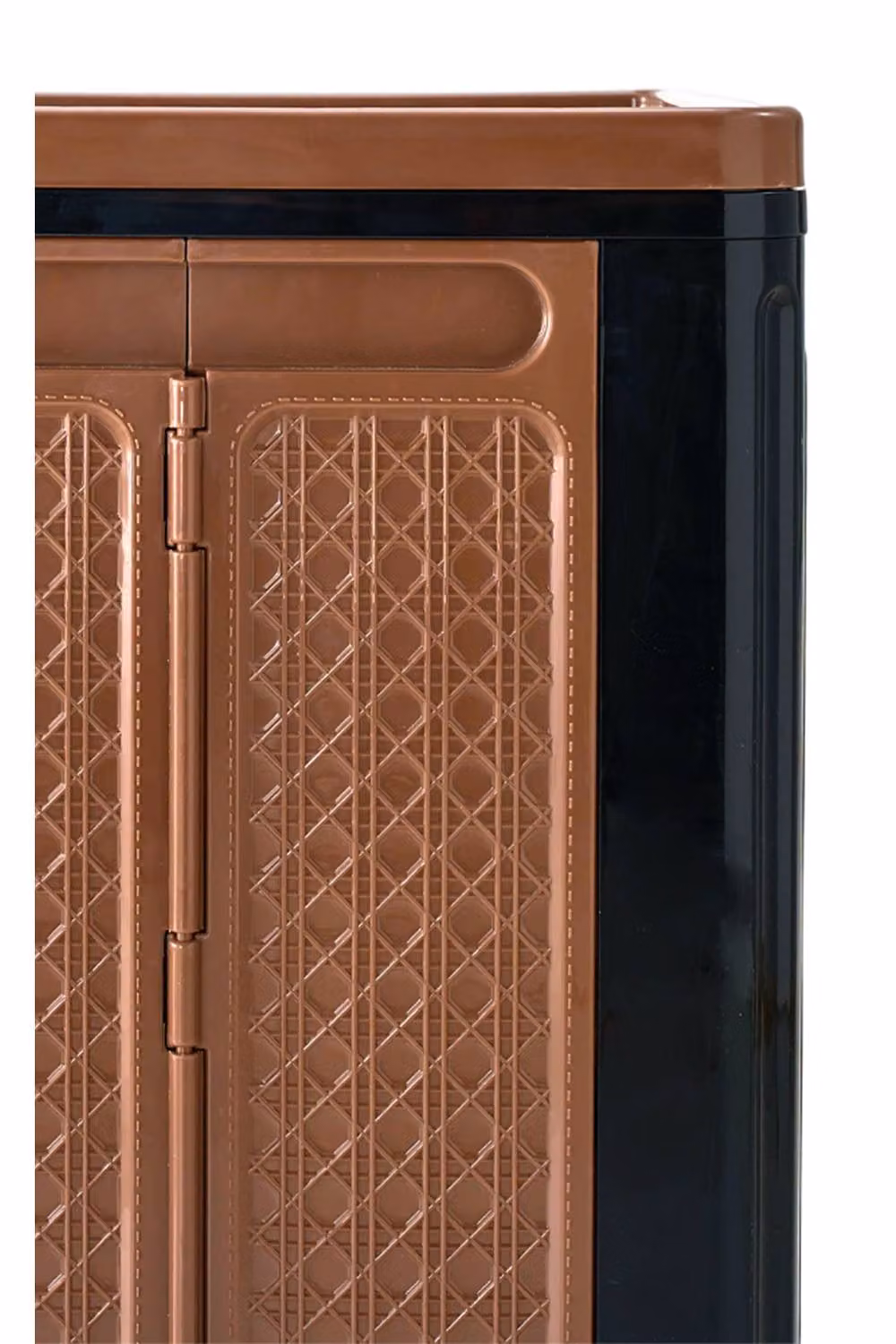 Garden Sanctuary Multifunctional Foldable Plastic Storage Box with Lid and Castors in Brown – 9