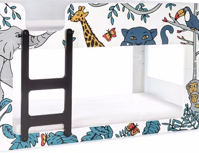Chilli Seating Safari Bunk Bed in White