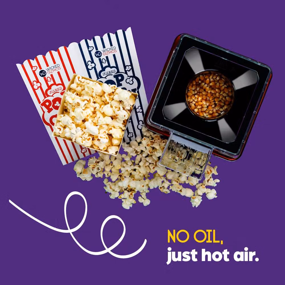 Wicked Gizmos Hot Air Popcorn Maker in Red – 3