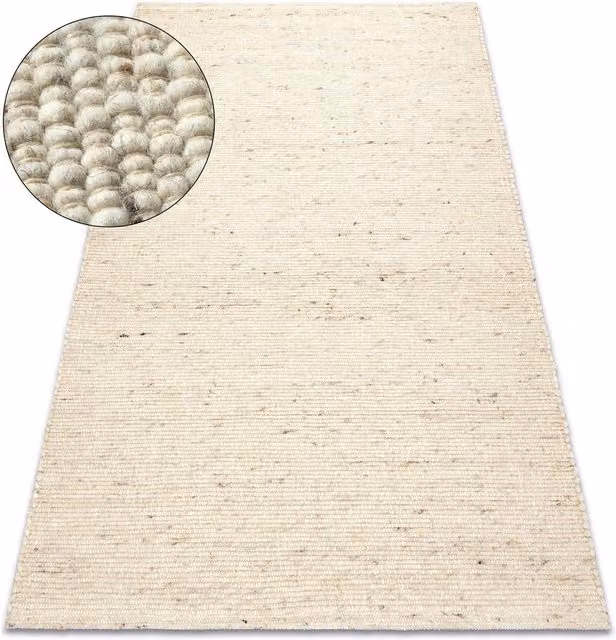 RugsX Nepal Woven Wool Rug in Beige, W/D: 300 x 400 cm