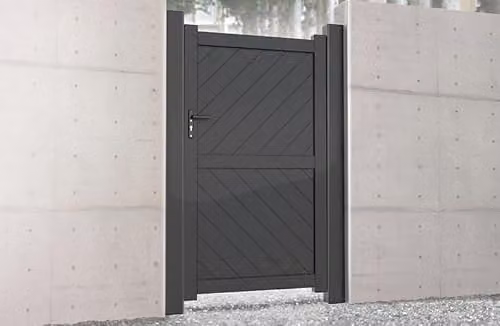Buttercup Farm Grey Pedestrian Swing Gate W/H: 120 x 160 cm – 1
