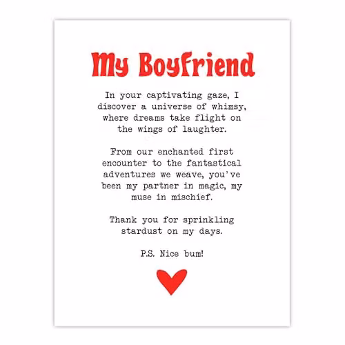 Artery8 Love Poem Whimsy Magic Romantic Poetry Wall Art Poster Print on Thick White Paper, W: 45.7 x H: 61 cm