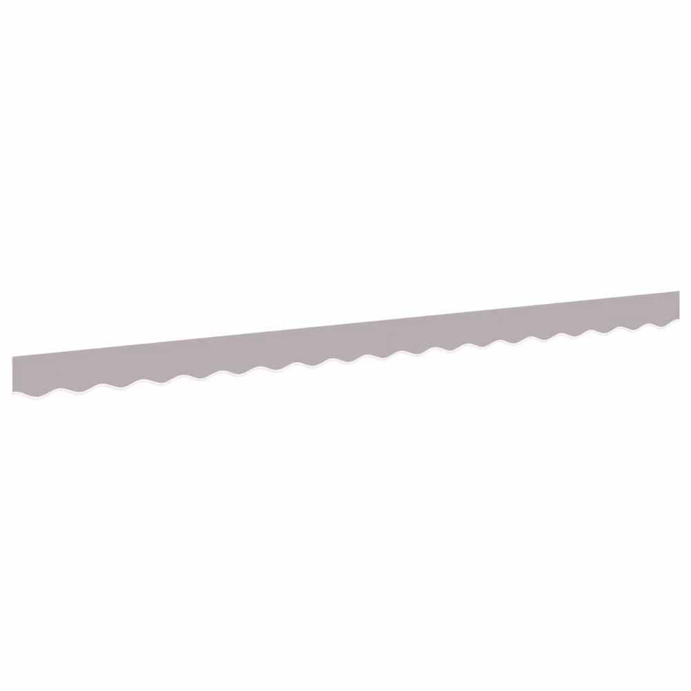 Berkfield Home Awning Valance in Light Grey, W: 380 cm, H: 20 cm – 2