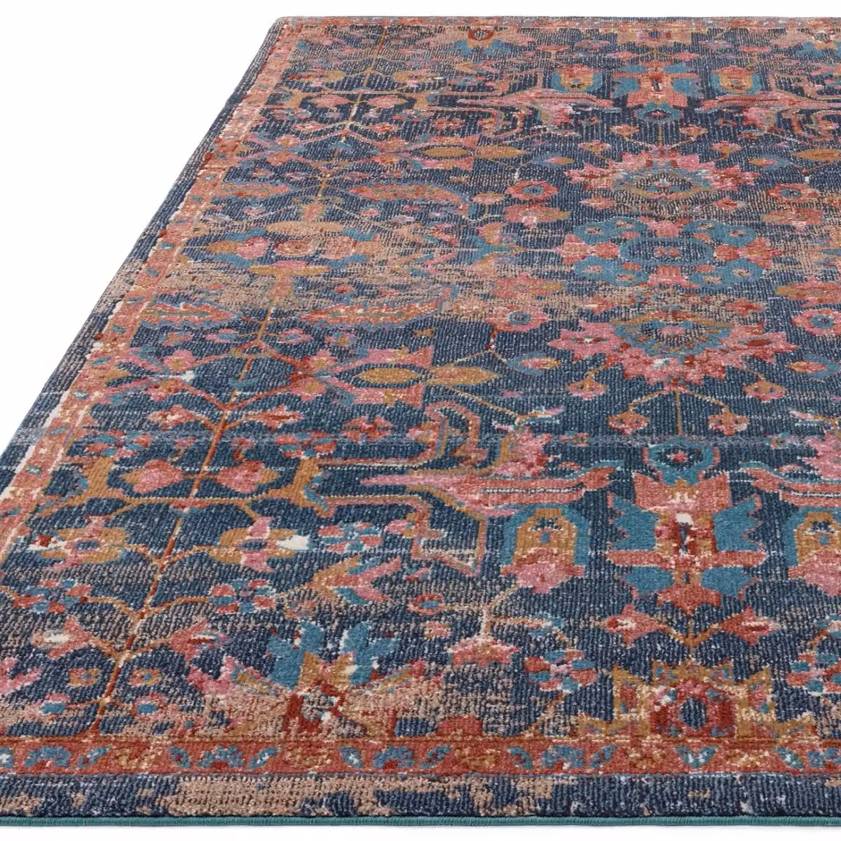 The Rug Shop UK Traditional Persian Oriental Area Rug in Blue, W: 195 cm, D: 290 cm – 3