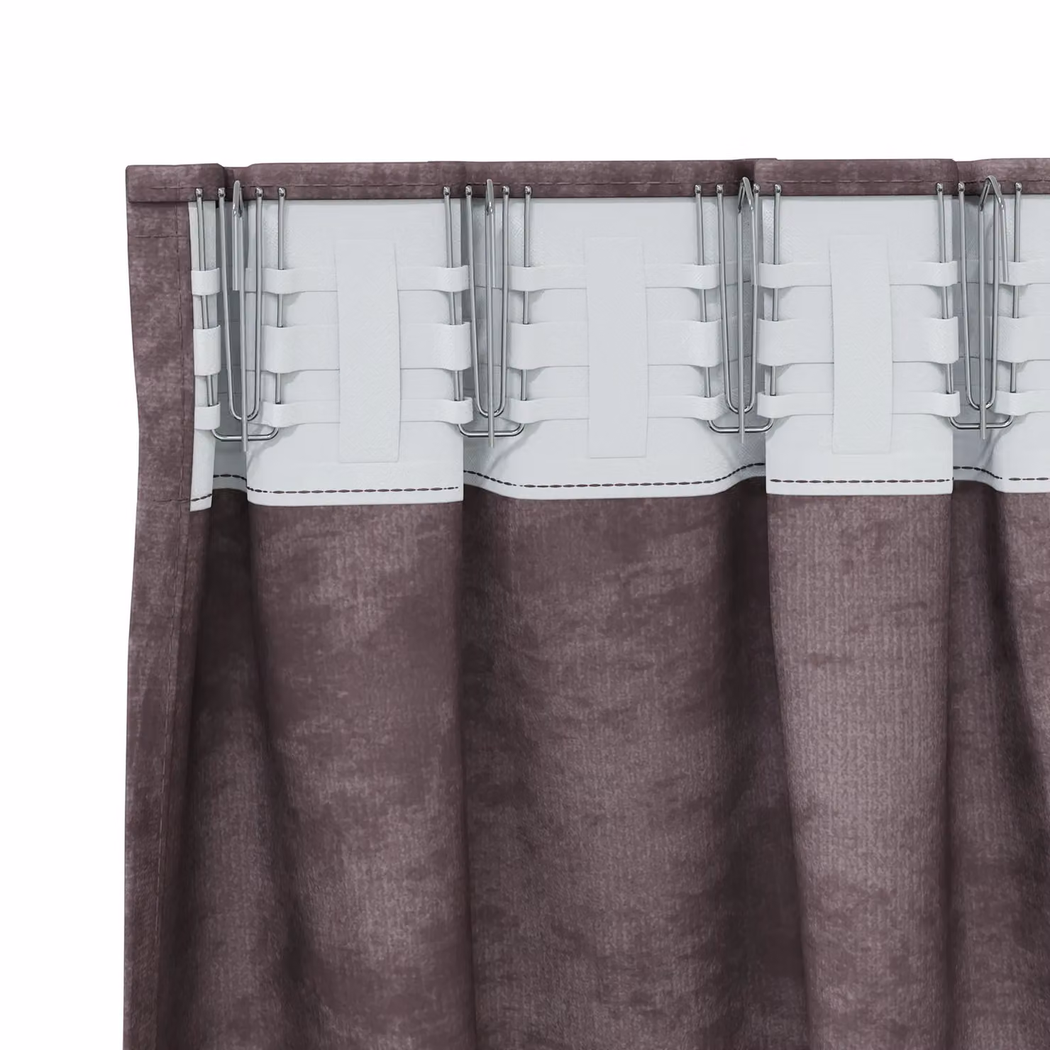 Berkfield Home Brown Velvet Eyelet Curtains, 2 Pack, H 175 cm x W 140 cm – 4