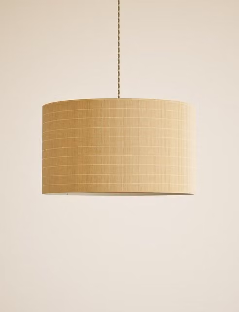 M&S Small Natural Bamboo Shade in Beige