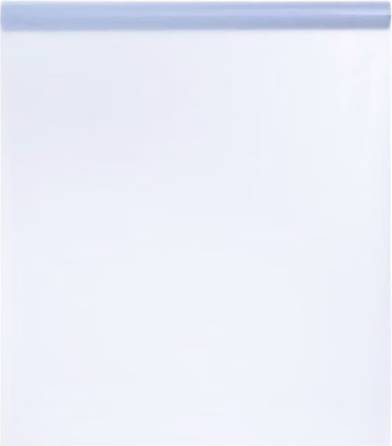Berkfield Home Static Frosted Transparent Grey Window Film, Black PVC, W: 90 cm, L: 2000 cm