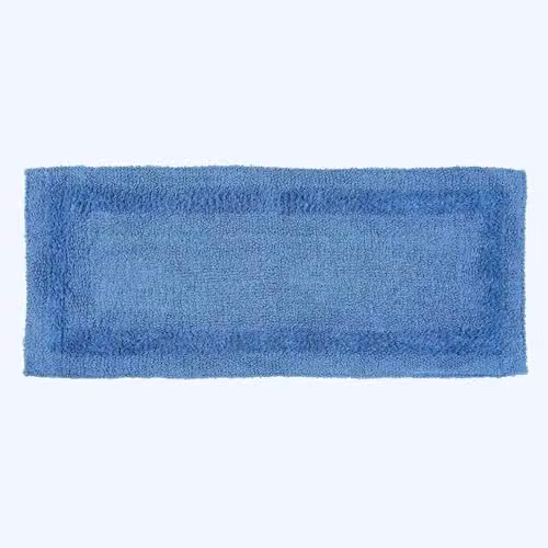 Homescapes Luxury Cotton Bath Mat Runner, Blue, W/D/H: 40 x 100 x 1 cm – 3
