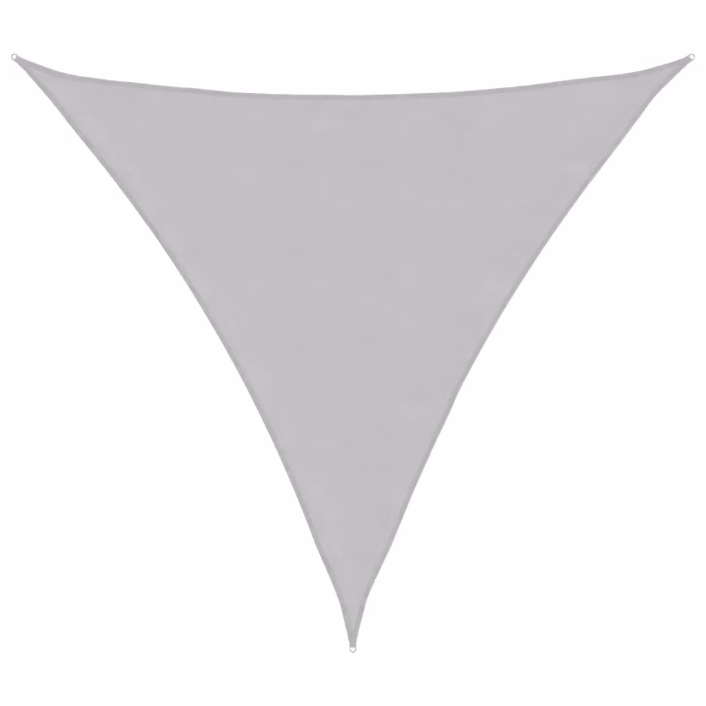 Berkfield Home Square Sun Shade Sail in Light Grey, 100% Polyester Oxford, W/D/H: 360 x 360 x 360 cm – 2