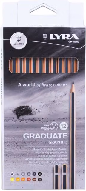 Lyra Graduate Graphite Multicolour 12 Piece Set