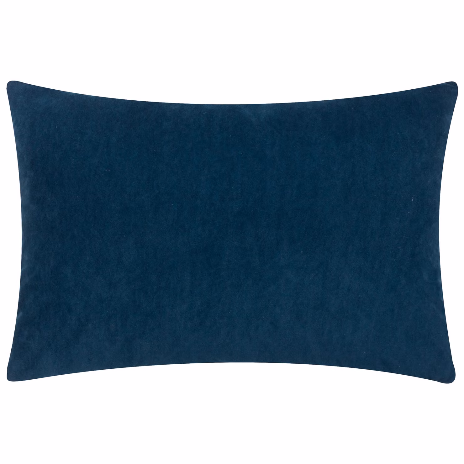 Riva Home Blue Velvet and Linen Rectangular Cushion, W/D/H: 60 x 40 x 40 cm – 2