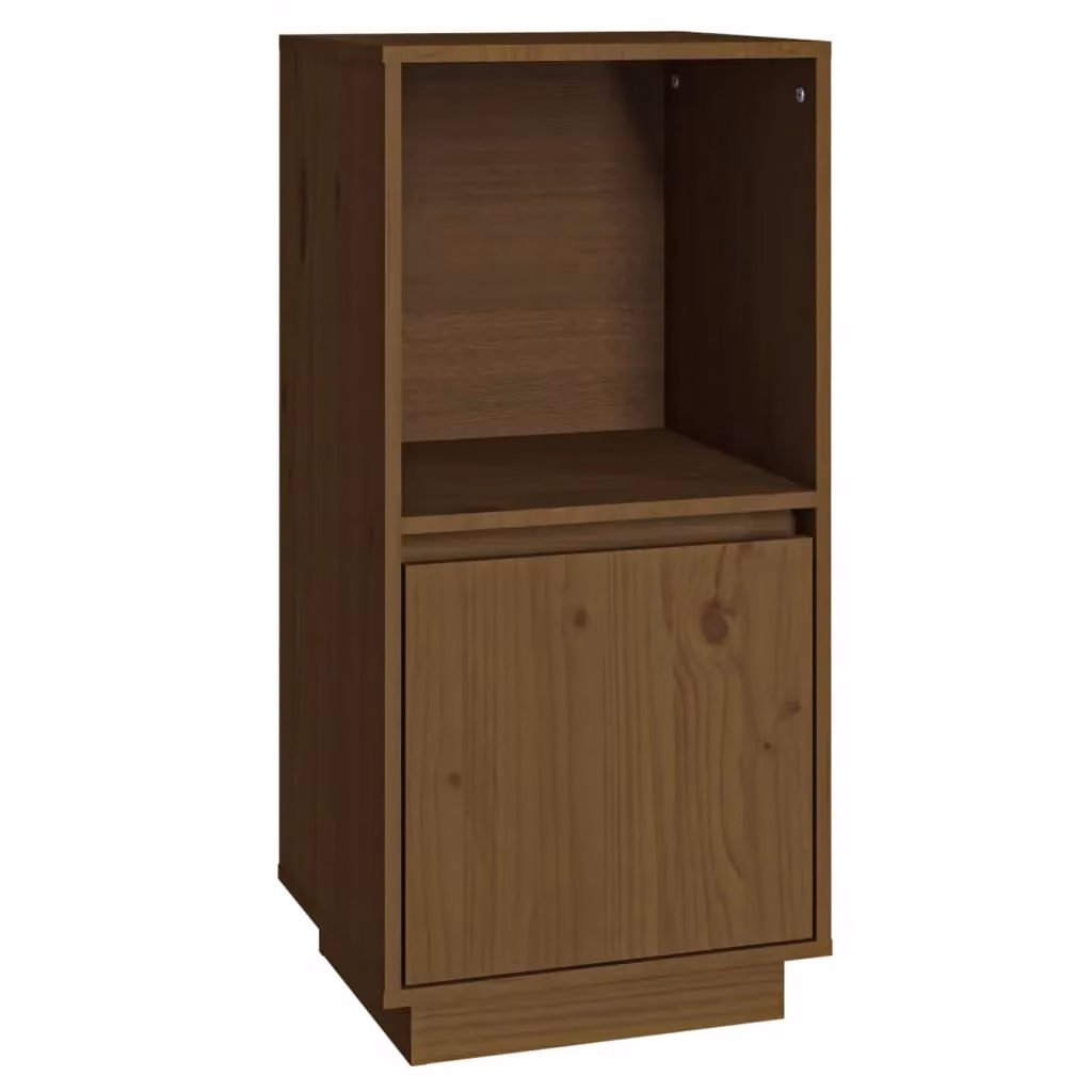 Berkfield Home Modern Honey Brown Solid Wood Pine Sideboard W/D/H: 38 x 35 x 80 cm – 2