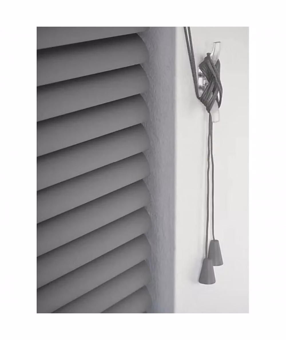 New Edge Blinds Grey PVC Venetian Blind with 25mm Slats, W: 70 cm, H: 152 cm – 2