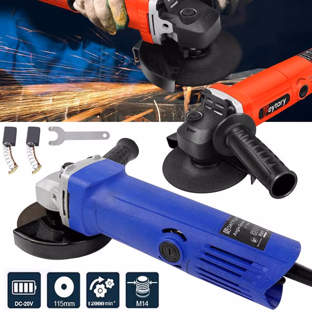 Kelvenix Blue Corded Electric Grinding Cut Sander Set – 4