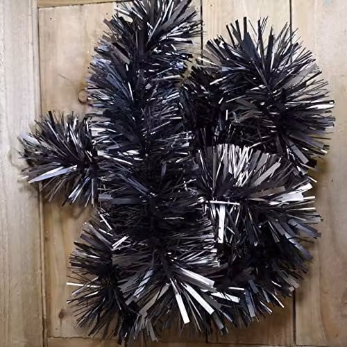 Festive Productions Christmas Tinsel Garland in Grey, W/H: 15 x 15 cm – 3