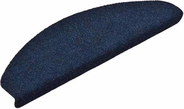 Berkfield Home Self-adhesive Non-slip Stair Mats, 5 Pack, Navy Blue, W/D/H: 65 x 21 x 4 cm – 1