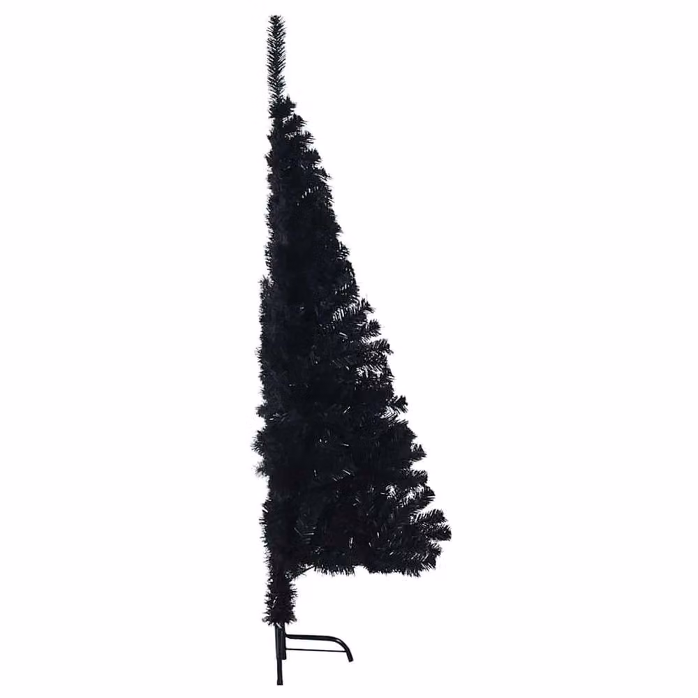 Berkfield Home Beautiful Pre-lit Artificial Christmas Tree in Black, Height: 150 cm – 4