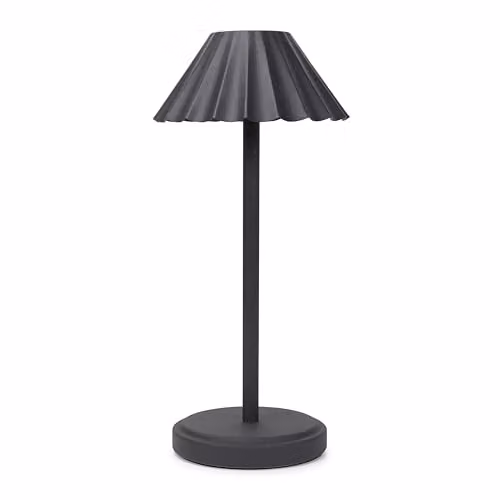 ValueLights Rechargeable LED Portable Table Lamp in Black with Warm White Dimmable Touch Control – 1