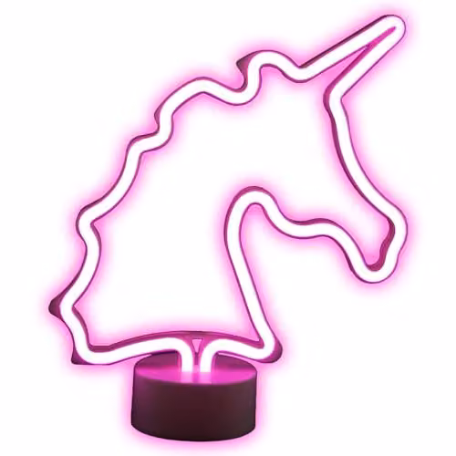 VFM e-Store Unicorn Mancave Neon Light, Multicolour, W: 59 cm, H: 28 cm – 1