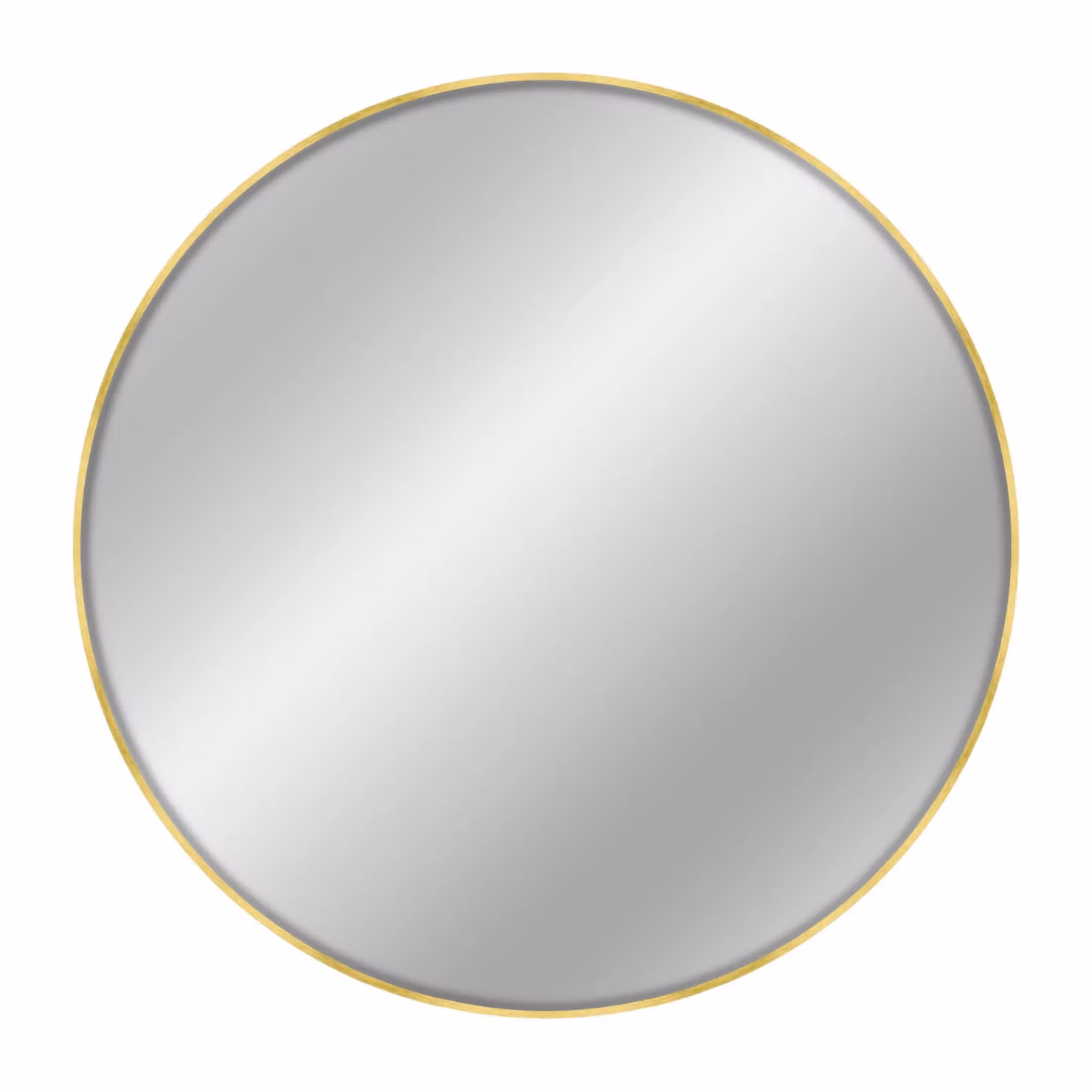 Nielsen Design Jaron Round Aluminium Wall Mirror in Gold, Diameter: 60 cm – 2