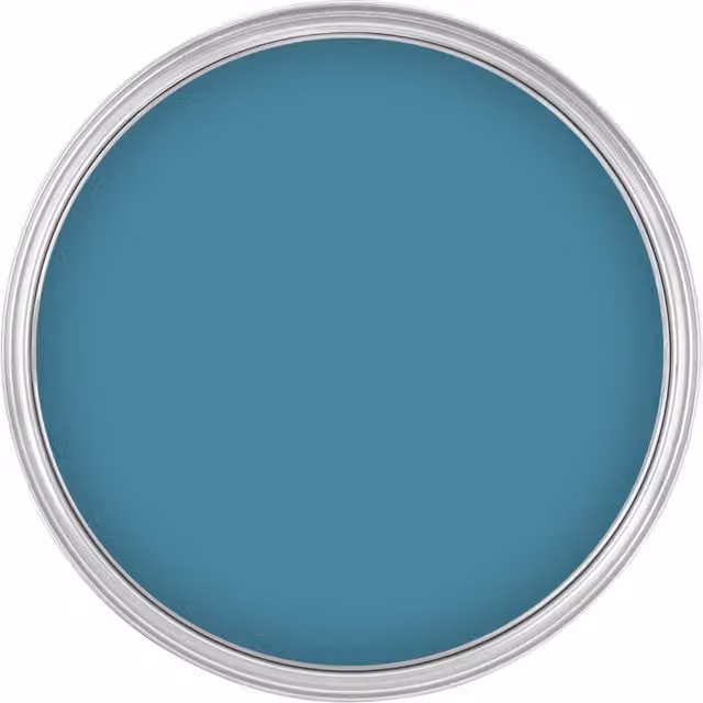 Johnstones Silk Emulsion Water Based Dispersion Paint in Teal Topaz Blue, 2.5l