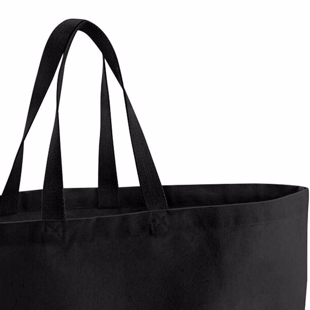 Westford Mill Canvas Oversized Tote Bag in Black W: 41.0 cm, H: 56.0 cm, D: 16.0 cm – 2