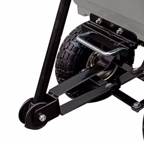 Simpa Multi-Purpose All Terrain Tipping Barrow Cart with Pneumatic Tyres, Grey, W/D/H: 50.5 x 93 x 51 cm – 2