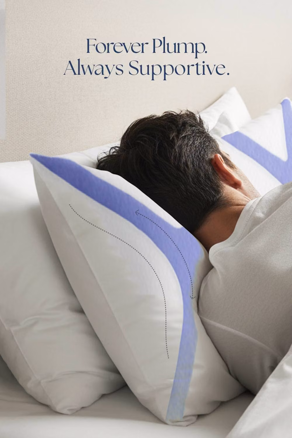 Christy X Suspension King Pillow, Medium Firm, White – 3