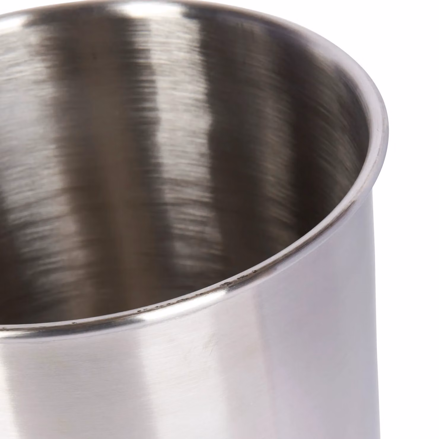 MasterClass Extra Large Stainless Steel Kitchen Utensil Holder, Silver, W/D/H: 18 x 18 x 18 cm – 4
